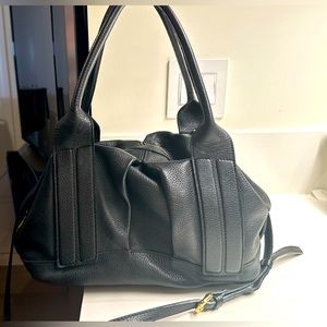 Joanna Maxham Castaway II Bag in Pebbled Leather and Gold Hardware